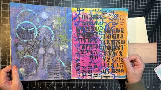 Mixed Media Monday! - Painted Phone Book Pages!