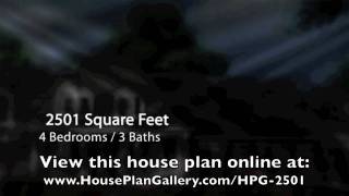 European House Plans - HPG-2501-1 by House Plan Gallery