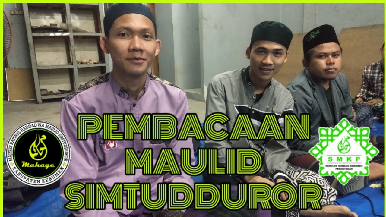 Pembacaan Maulid Simtudduror Dan Tasyakuran/ SMKP - YouTube