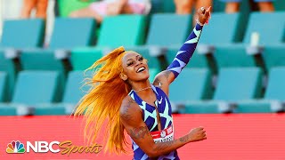 Sha'Carri Richardson, now America's fastest woman, scorches her Olympic Trials final | NBC Sports
