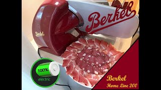 Berkel Home Line 200 Red (Best Home Slicer) - Italian Manufacturer