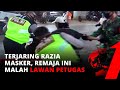 Seorang Remaja Melawan ke Para Petugas Ketika Terjaring Razia Masker di Kec Cilandak Jakarta