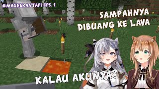 Keseharian Zeta Bermain Minecraft || Zeta Kucing PON [Zeta x Risu] #MauHeranTapi