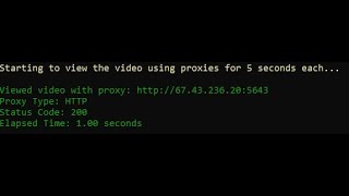 How to use proxies to automate requests to a given site