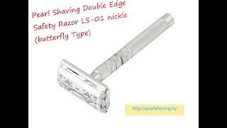 Pearl Shaving Double Edge Safety Razor LS 01 nickle