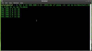 Find all computers on a specific subnet - BASH - Linux
