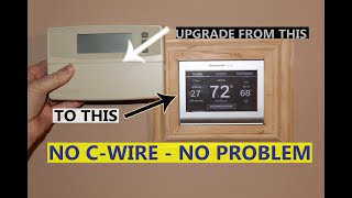 Install, Upgrade Wifi Smart Thermostat that needs a C wire. W/ Product Links