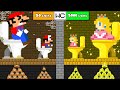 Toilet Prank: Mario Family and Peach Family Challenge Rich vs Poor Toilet | Game Animation