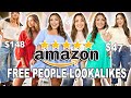 AMAZON FREE PEOPLE LOOKALIKES | GET THE FREE PEOPLE LOOK FOR LESS 💕 #lookforless