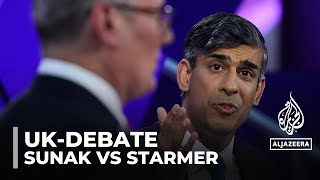 Sunak faces Starmer in final debate