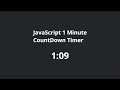 JavaScript Time Set Countdown with HTML CSS | HTML CSS JavaScript Countdown Time @raselcoder