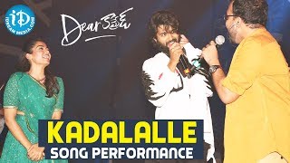 Kadalalle Song Performance || Vijay Devarakonda || Rashmika Mandanna || Dear Comrade Music Festival