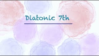 [화성학] Diatonic 7th 다이아토닉 7화음