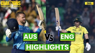 AUS Vs ENG Highlights: AUS Defeats ENG; Ben \u0026 Inglis Smash 100 | Australia vs England Highlights