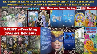 RAJ COMICS  SUPER COMMANDO DHRUV CHANDIKA TRAP UNBOXING AND COMPARISION WITH PHIR AAYA BANKELAL