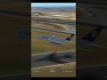 Lufthansa Airlines a380 takeoff from Calgary intl #infiniteflight #youtubeshorts #shorts