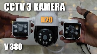 CCTV H20 OUTDOOR 3 KAMERA V380