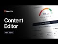 How to Use Surfer's Content Editor: A Complete Guide