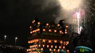 2012年　秩父夜祭　花火(下郷笠鉾)