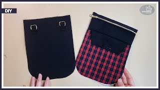 How to make a cell phone bag with a round bottom / mini cell phone crossbody bag