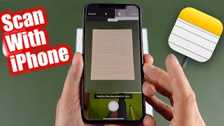 How To Scan Documents On iPhone, iPhone 11, 8, 6s, SE or iPad