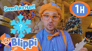 Blippi's Snowflake Scavenger Hunt! ❄ | Blippi Christmas Special! 🎄 | Educational Videos