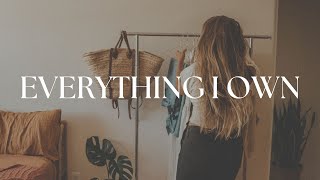 All the clothes I own as a Minimalist | Minimal Fall Capsule Wardrobe