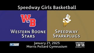 Speedway Girls Basketball vs Western Boone