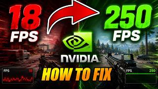 How to FIX NVIDIA FPS DROP, LAG & PERFORMANCE ISSUES FAST in WINDOWS (FULL GUIDE)