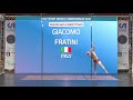 fratini giacomo world pole sport champion 2021 posa.song