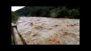 2013年9月16日　台風18号　片品川増水