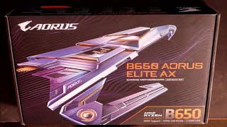 GIGABYTE B650 AORUS ELITE AX  Gaming Motherboard Unboxing overview
