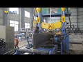 h beam assembly welding straightening machine