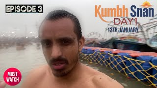 How Day 1 looks in Maha Kumbh Snan Purnima - 13th January 2025 Prayagraj Paush Purnima