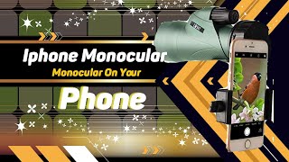 Monocular that attaches directly to your PHONE!