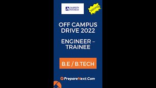Jasmin Infotech Off Campus Drive 2022 | Engineer – Trainee | IT Job | Engineering Job | Chennai