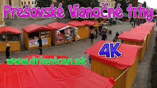 Prešovské Vianočné trhy 2016, 4K Video