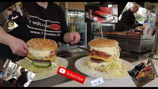 7 MØLLEN I KØGE.. POLITI BURGER OG KAM STEG..  Burger feber og flashback Kan vi magte den??