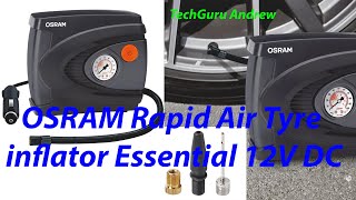 OSRAM Rapid Air Tyre inflator Essential 12V DC