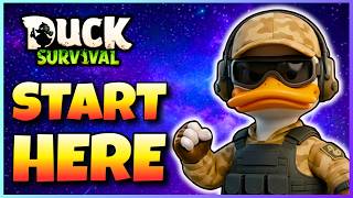 DUCK SURVIVAL BEGINNERS GUIDE! How Combat Works, Get Stronger Fast & What to Do!
