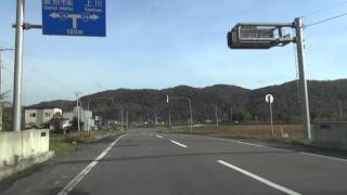 E39 旭川紋別自動車道 愛山上川IC ：出口～国道39号交点[愛別町1080p 車載動画 2012高速ドライブ]