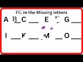 fill in the missing letters english worksheet for nursery