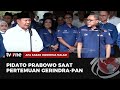 Pidato Prabowo dan Zulkifli Hasan saat Pertemuan Gerindra dengan PAN | AKIM tvOne