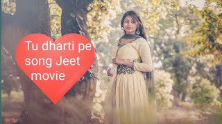 Tu Dharti Pe Chahe Jahan Bhi Rahegi song / तुझे तेरी खुशबू से पहचान लूंगा💓 / Jeet movies songs .
