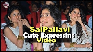 SaiPallavi Cute Expressions @ Padi Padi Leche Mansu Pre Release Event || #TollywoodStuff