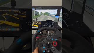 I tested Force feedback of Logitech G29 on Ets2 #gaming #ets2 #logitechg29 #pcgames