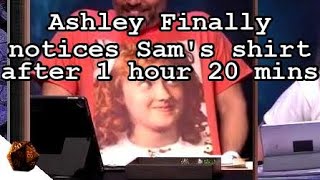 Ashley Finally notices Sam's shirt after 1 hour 20 mins | Critical Role