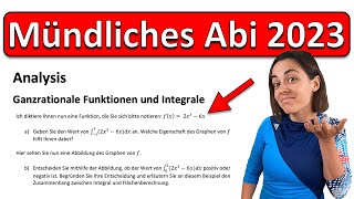 🚀🚀🚀 ORIGINALE ABI AUFGABE aus mündlicher Mathe Prüfung 2023 | Die häufigsten Fragen FAQ-Katalog #31