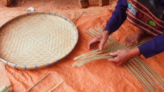 Step By Step Hand Weaving Bamboo Baskets!
