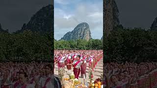 การรำถวายพิธีอัญเชิญพระบรมราชาอนุสาวรีย์พระบาทสมเด็จพระจุลจอมเกล้าเจ้าอยู่หัว#เขาฉกรรจ์